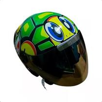 Capacete Liberty New 3 Personalizado Tartaruga Vr C/fumê