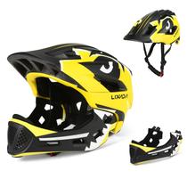 Capacete LIXADA Kids Bike ajustável, removível, azul integral