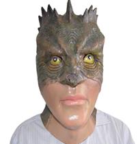 Capacete Lizard Man Mask Latex Animal Monitor Lizard
