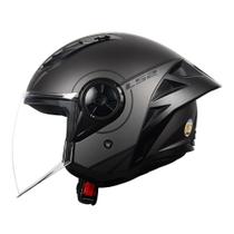 Capacete LS2 Aberto Airflow 2 Cover Preto e Cinza Fosco Masculino e Feminino Tamanho:60Cor:Preto e Cinza Capacete LS2 Aberto Airflow 2 Cover Preto e Cinza Fosco Masculino e Feminino Tamanho:60Cor:Preto e Cinza