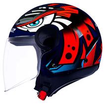 Capacete Ls2 Aberto Airflow Of562 Tribal Laranja