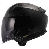 Capacete Ls2 Aberto Of603 Infinity II Carbono Preto Leve
