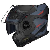 Capacete ls2 Advant X FF901 Oblivion Azul Escamoteável