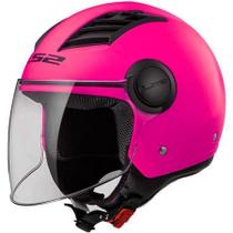 Capacete Ls2 Airflow Of562 Monocolor Rosa Tamanho:58