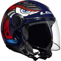 Capacete Ls2 Airflow Of562 Tribal Laranja Tamanho:60