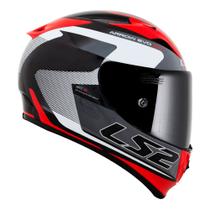 Capacete ls2 arrow compete vermelho