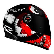 Capacete ls2 classic bullet vermelho