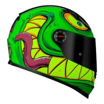 Capacete ls2 classic ff358 rampage verde cobra