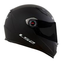 Capacete ls2 classic monocolor preto fosco