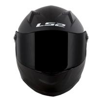 Capacete ls2 classic monocolor preto fosco