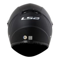 Capacete ls2 classic monocolor preto fosco