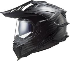 Capacete Ls2 Explorer C MX701 Solid Carbon Preto