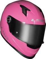 Capacete Ls2 Feminino Ff358 Monocolor Pink Rosa