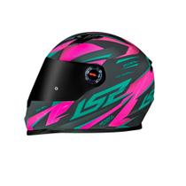Capacete LS2 FF 358 Draze Grey/Green/Pink Capacete LS2 FF 358 Draze Grey/Green/Pink
