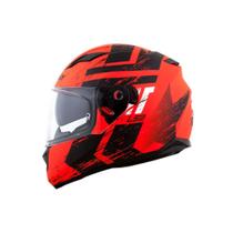 Capacete LS2 FF320 Stream Hunter Laranja e Preto Fosco Masculino e Feminino Com Oculus