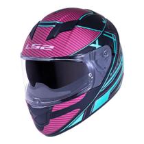 Capacete Ls2 Ff320 Stream Level Turquoise Fosco 58