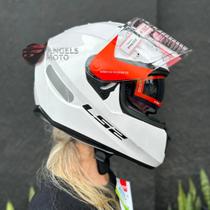 Capacete LS2 FF320 Stream Monocolor White