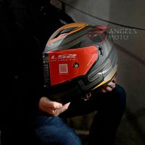 Capacete LS2 FF320 Stream Orbital Matt/Blk/Grey/Orange