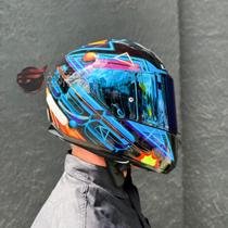 Capacete LS2 FF320 Stream Synth Black Blue