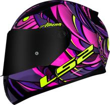 Capacete Ls2 Ff353 Athena Rosa Roxo