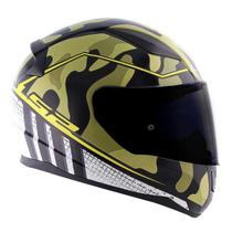 Capacete Ls2 Ff353 Rapid Bravado - Preto/Camuflado/Branco/Amarelo - 58 (M)