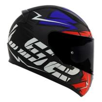 Capacete Ls2 Ff353 Rapid Cromo Matte Preto/azul