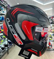 Capacete LS2 FF353 Rapid Doom Vermelho