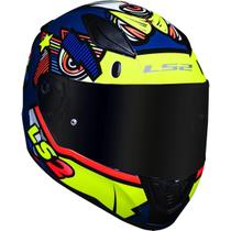 Capacete Ls2 Ff353 Rapid Khan Amarelo ul Tamanho:62