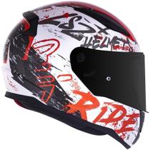 Capacete Ls2 Ff353 Rapid Naughty Braco E Vermelho Tamanho:56