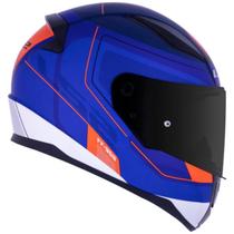 Capacete Ls2 Ff353 Rapid Slide Azul Fosco Vermelho