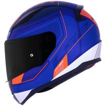 Capacete LS2 FF353 Rapid Slide Azul Vermelho Fosco