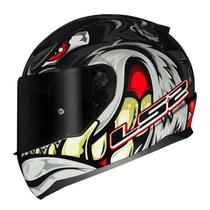 Capacete ls2 ff353 rapid spox grey red cinza vermelho