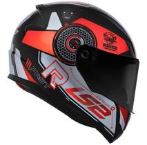 Capacete Ls2 Ff353 Rapid Stratus Vermelho/preto/branco