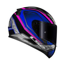 Capacete Ls2 Ff353 Rapid Tagline Azul E Amarelo