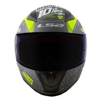 Capacete LS2 FF353 Rapid Thunder Matte Grey/White/Fluor