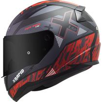 Capacete ls2 ff353 rapid xtreet matte blk/red