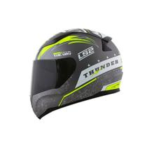 Capacete LS2 FF353 Thunder Cinza e Amarelo Capacete LS2 FF353 Thunder Cinza e Amarelo