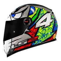 Capacete LS2 FF358 Alex Barros Réplica Silver