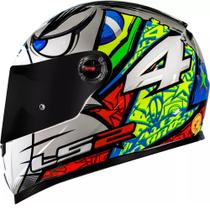 Capacete LS2 FF358 Alex Barros Silver