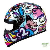 Capacete ls2 ff358 bubble branco t-60