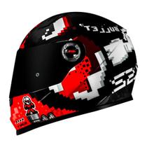 Capacete LS2 FF358 Bullet Black Red