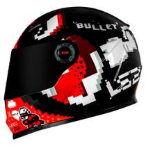 Capacete LS2 FF358 Bullet Black/Red Capacete LS2 FF358 Bullet Black/Red