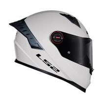 Capacete Ls2 Ff358 Classic Pro Monocolor Branco Capacete Ls2 Ff358 Classic Pro Monocolor Branco