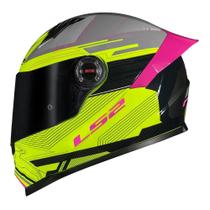 Capacete ls2 ff358 classic s digital amarelo