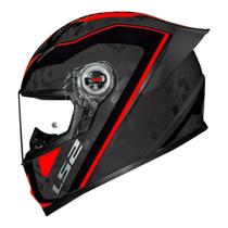 Capacete ls2 ff358 classic s striker tit/red Capacete ls2 ff358 classic s striker tit/red