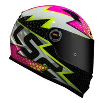 Capacete Ls2 FF358 Classic Speedy Branco com Rosa Capacete Ls2 FF358 Classic Speedy Branco com Rosa