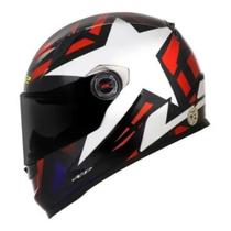 Capacete Ls2 Ff358 Classic Starwar White Red Blue 56/S