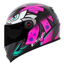 Capacete ls2 ff358 classic tribal (fucsia)