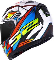 Capacete Ls2 Ff358 Classic Xdron Neon Orange laranja Capacete Ls2 Ff358 Classic Xdron Neon Orange laranja