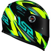 Capacete LS2 FF358 Draze Black/HV Yellow/Green